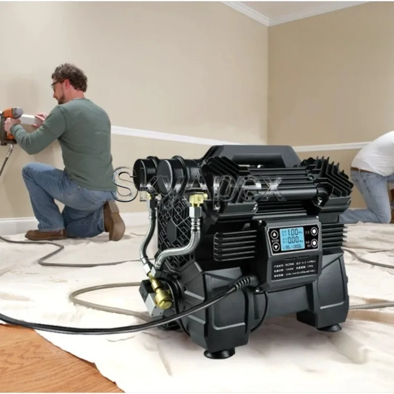 Permanent Magnet Brushless Silent Air Compressor Pump Small Air Compressor Woodworking Paint Formaldehyde Removal