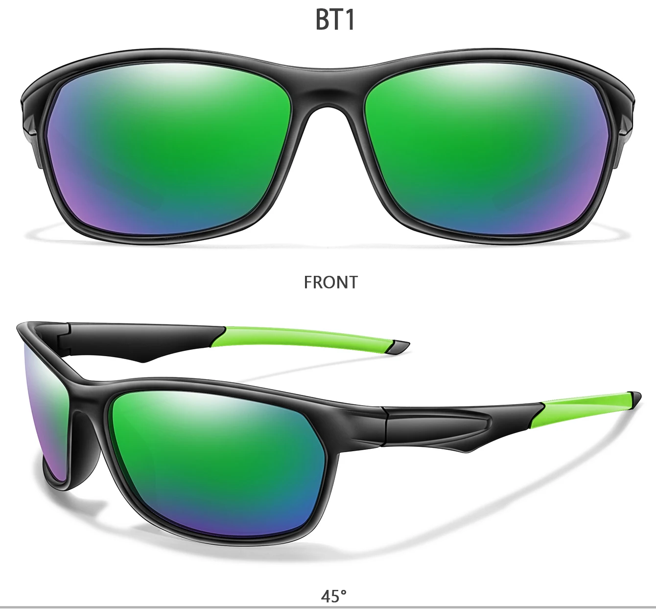 KAROS Marken-Polarisierte Sonnenbrille für Herren, Anglerbrille, Klassische Fahrbrille – Detail 4