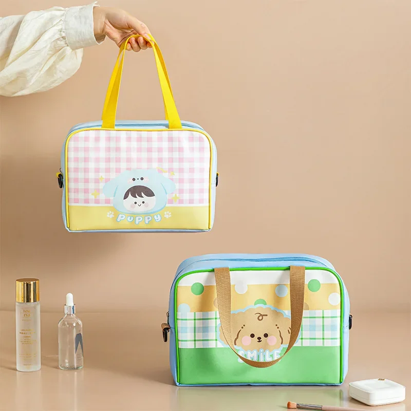 

New PU Crossbody Gym Bag Portable Large Capacity Gym Storage Bag Waterproof Wet and Dry Separation Cosmetic Bag Swimming
