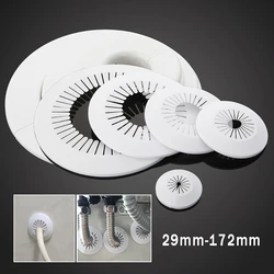 Separable Radiator Pipe Collar Shower Faucet Angle Valve Pipe Hole Decoration Cover Snap-on Decor Cap Kitchen Faucet Accessories