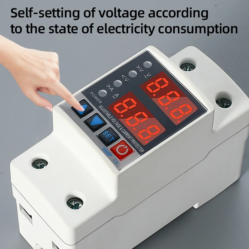 ABILKEEN Overvoltage and Undervoltage Protector High Accuracy Accurate Readings Sensitive Response Automatic Recovery 220V~300v