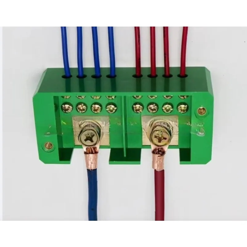 2 in 8 Out Terminal Box, Household 220V Single Phase Zero Fire Shunt Junction Box