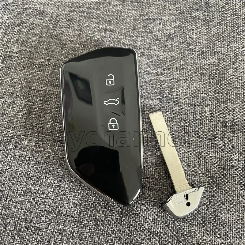 3 Button MQB Modified Car Key Shell Cover Keyless Remote Case Golf8 Style Casing for Golf Tiguan Polo Jetta Skoda Seat Smart Key