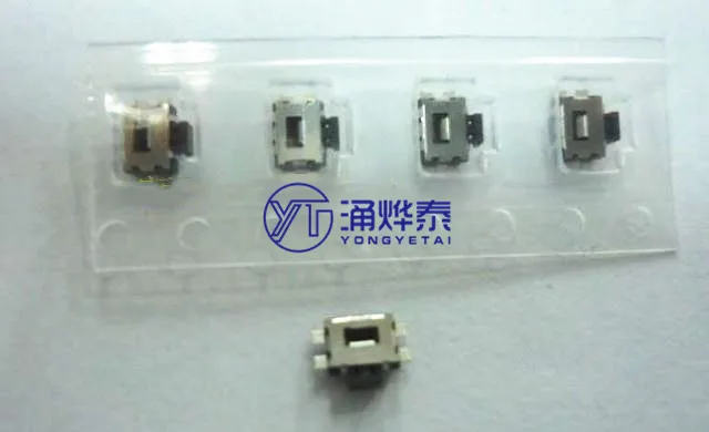 

YYT 10 шт. SMD сенсорные кнопки-переключатели SKSCLDE010, маленькие, 4-контактные, с фиксированным точечным переключателем