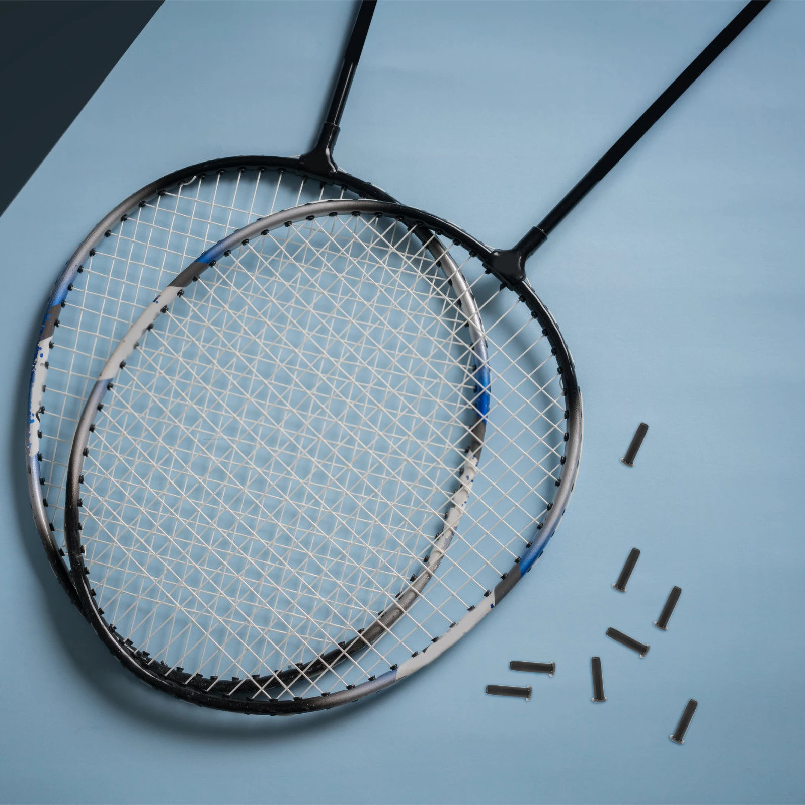

Badminton Racket Grommets Double Hole Eyelets Guard Tube Accessories Replacement Standard Frame Parts Durable Lightweight Easy