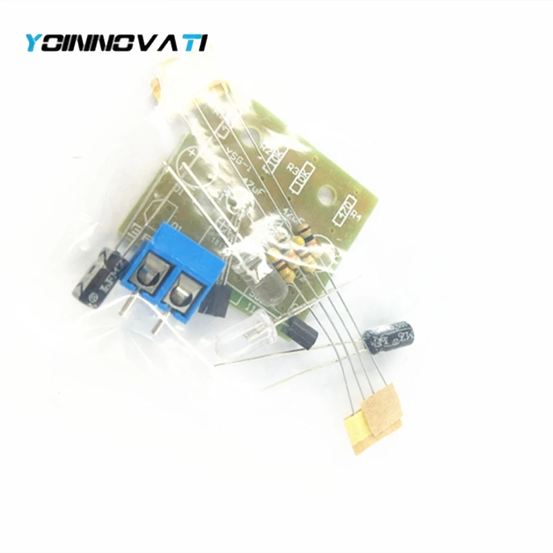 1pcs DIY Electronic Kit 5MM LED Flashing Light Circuit Simple LED Blinking Flip Flop Suite Welding Practice Parts DC 3-9V
