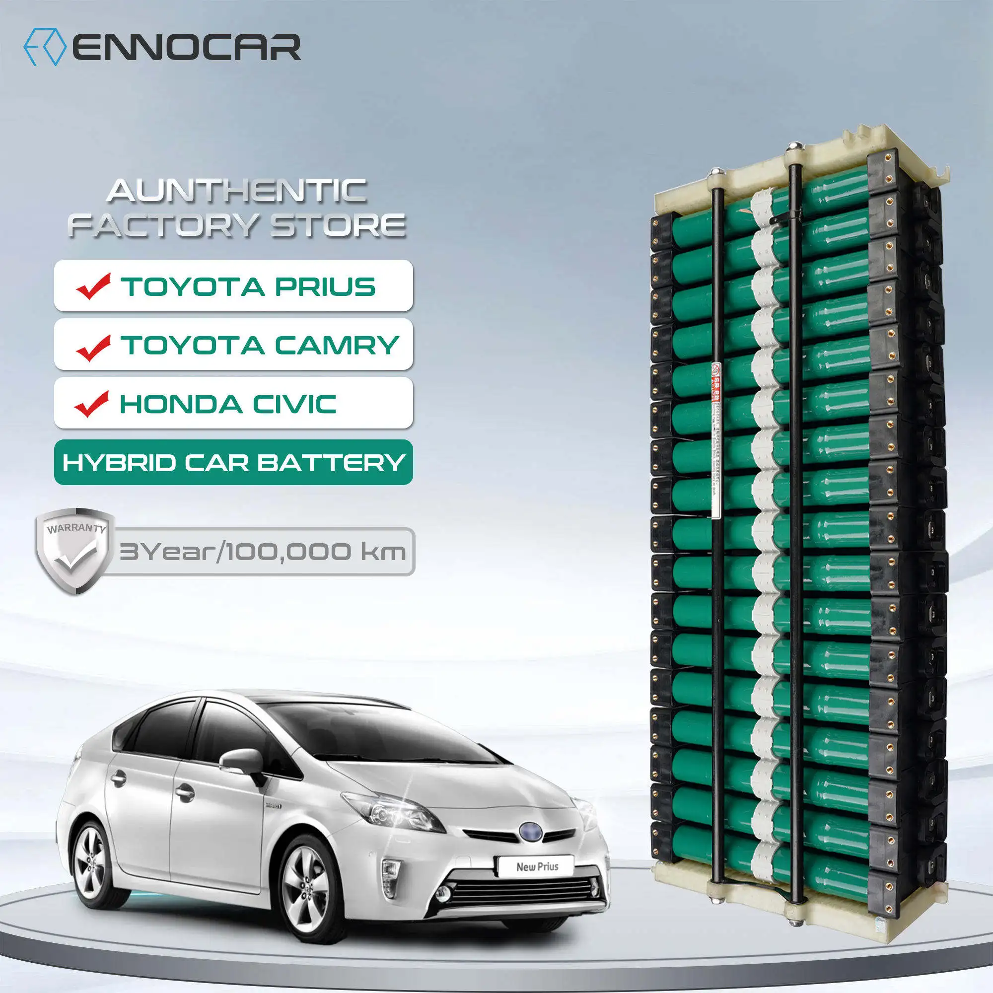 High Technology 7.2V 6500mAh Ni-mh Replacement Battery Hybrid Insight Ima Auto Batteries for Cars
