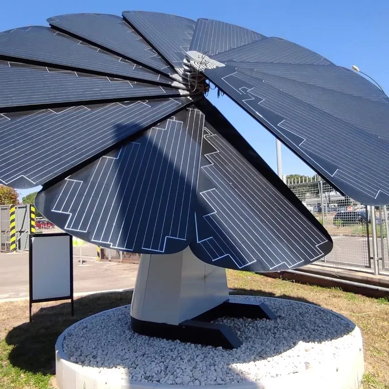 High Efficiency Intelligent Two-Axis Tracking Monocrystalline Silicon Solar Photovoltaic Power Generation System One-Click