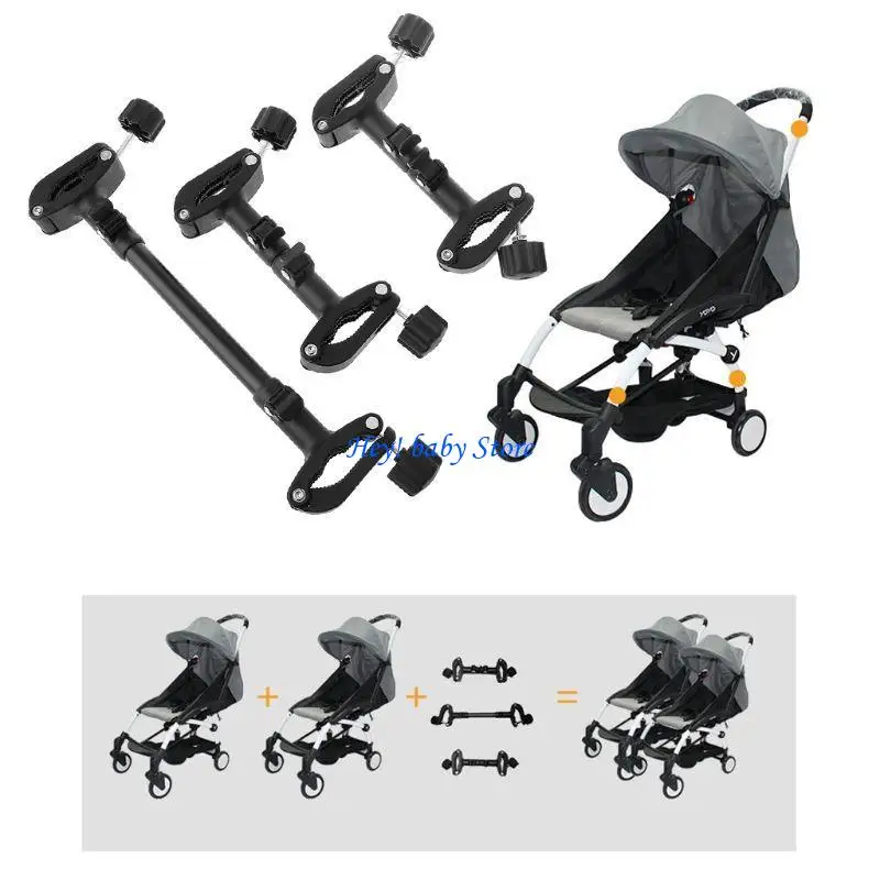 

Q1FE 3Pcs Baby Cart Assemble Connector Joint Linker Twin Connector Stroller Connectors Twin Pram Stroller Accessories