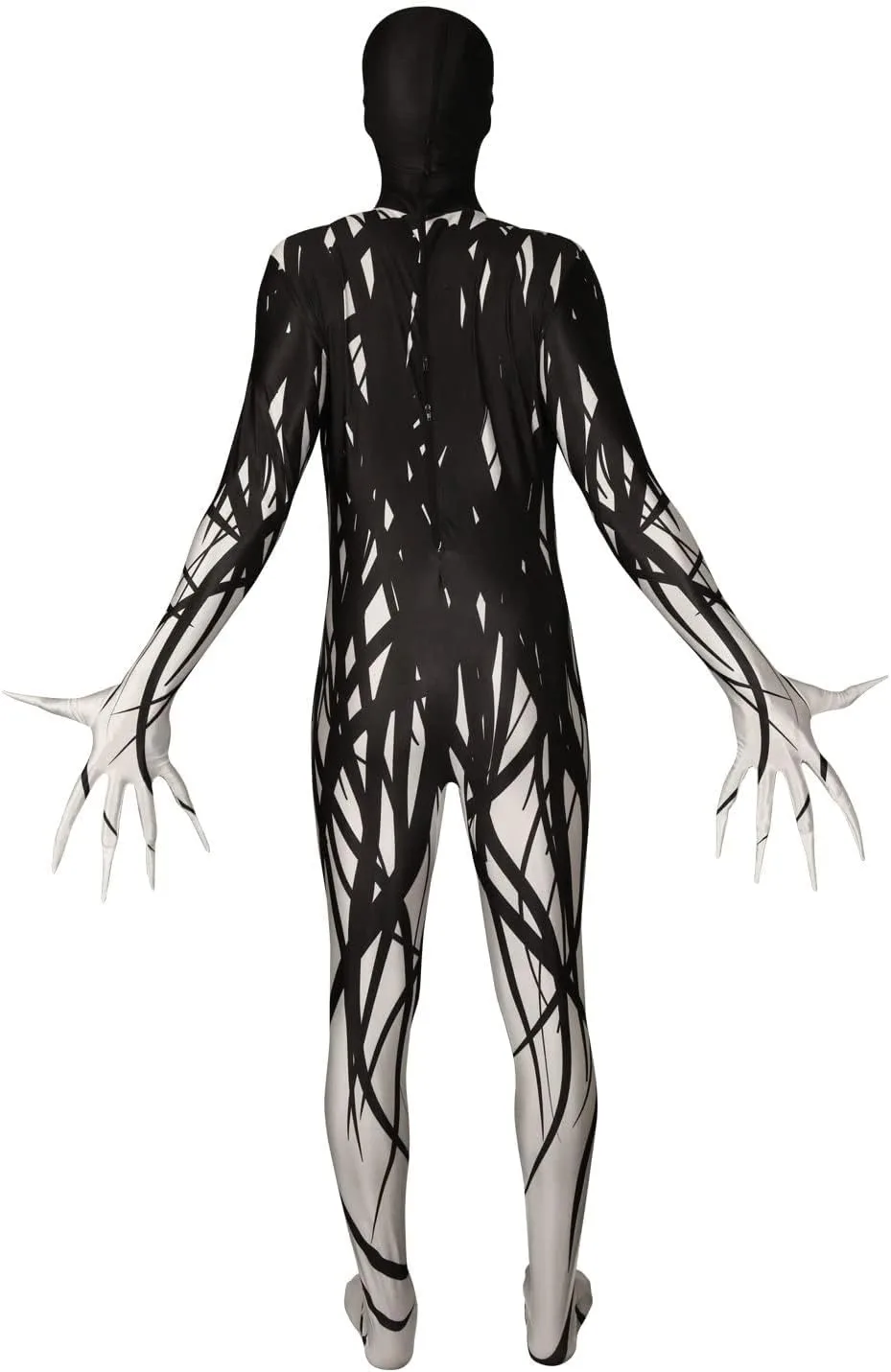 Halloween Phantom Zalgo Costume Adulti, Costume Skinwalker Spaventoso Morph Abiti Adulti, Abito Pelle Zalgo, Costume da Demone Ombra Adulto