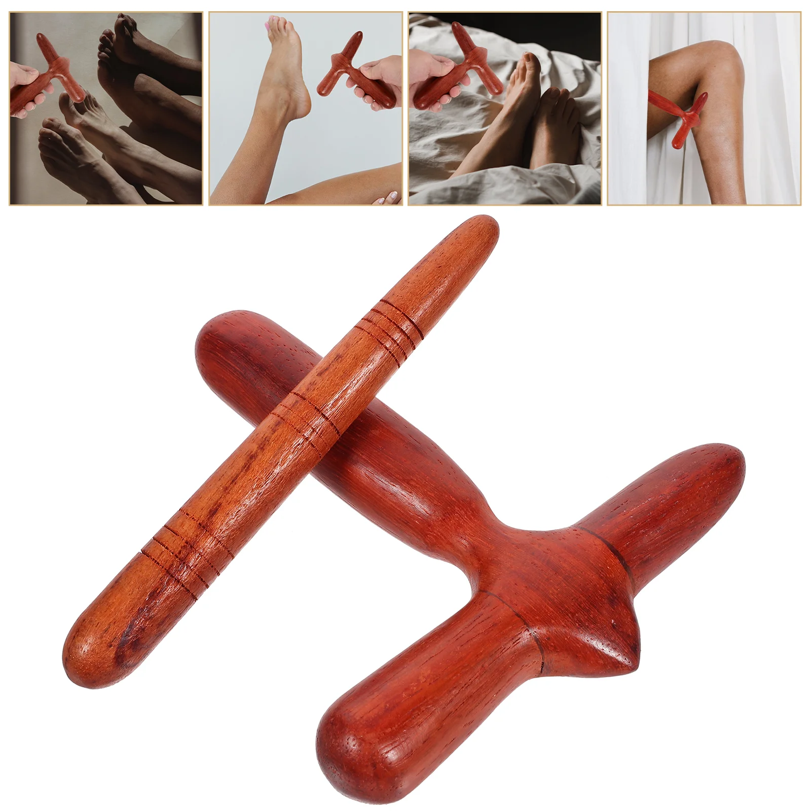 

2 шт., деревянные палочки для массажа ног