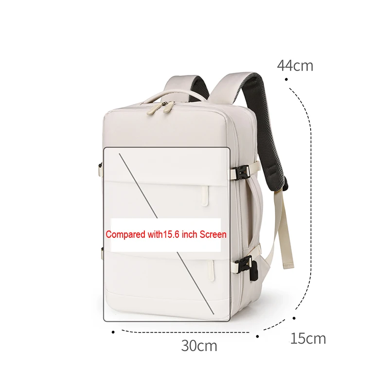 backpack men Laptop Computer Bags mochilas escolares Business Multi-pocket Men USB Charging airplane travel backpack cabin