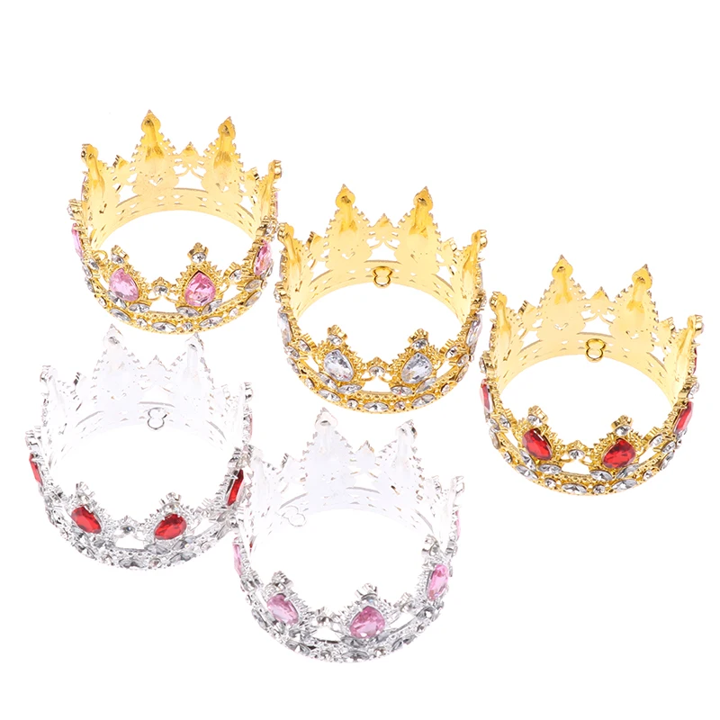 1PCS Cotton Doll Retro Crown Headwear Korea Dolls Cotton Doll Crown For Baby Doll Dress Fashion Doll Accessories