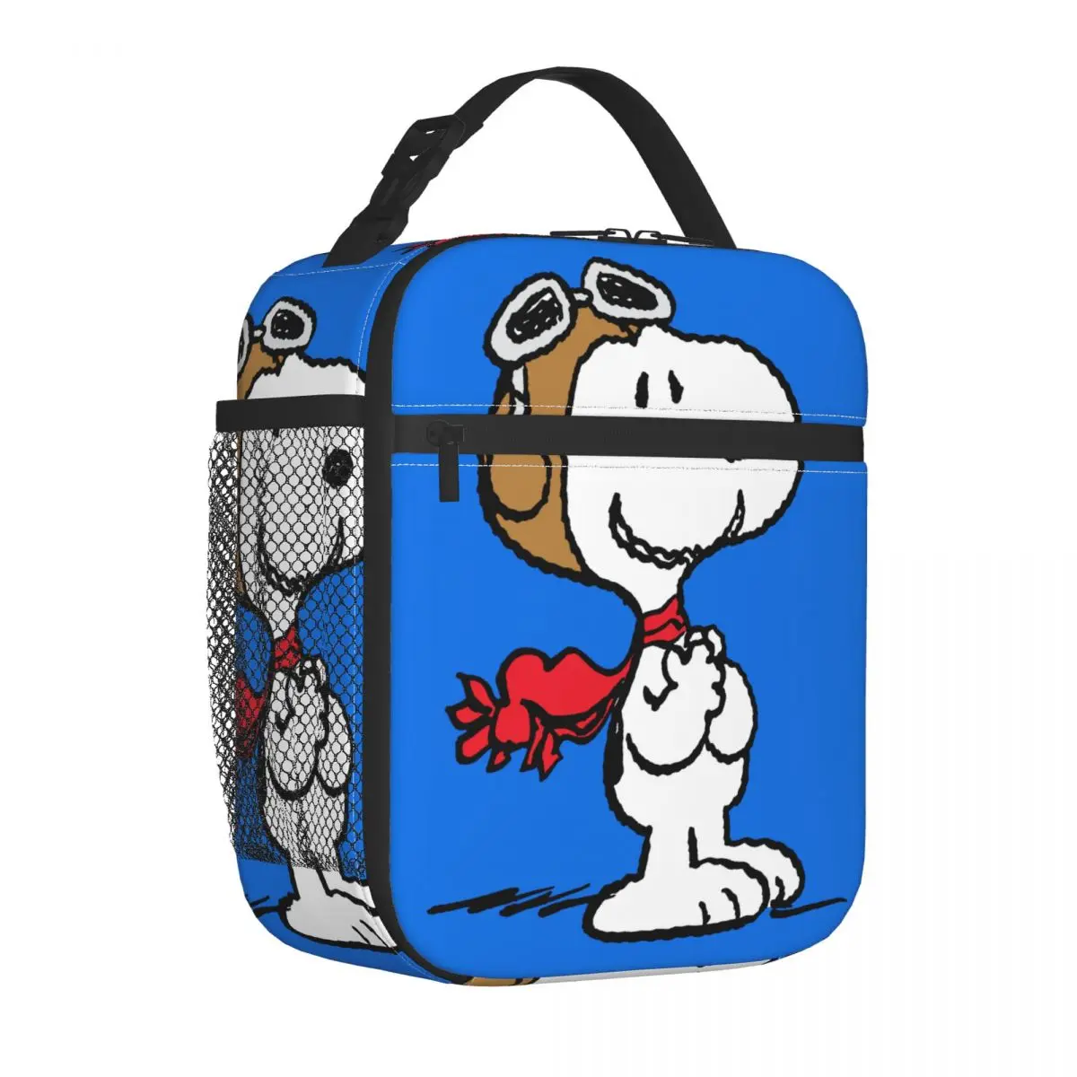 Snoopys The Flying Ace Insulated Lunch Bags High Capacity ACE Pilot Meal Container Cooler Bag Tote Lunch Box Beach Picnic