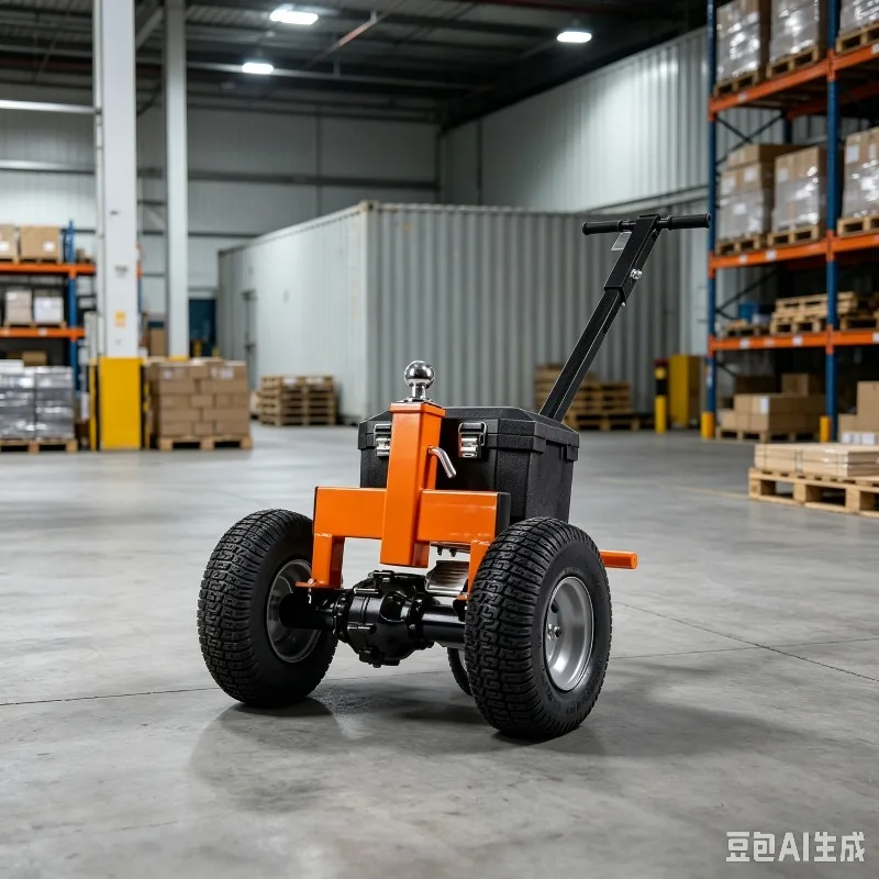 Heavy‑Duty Electric Tractor Trailer, Warehouse Logistics Transfer Tug Cart for Material Handling & Storage Applications