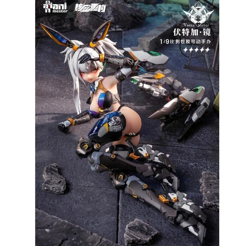 Em estoque original anymester 1/9 vodka espelho cola-embalado trovão força tarefa figuras de ação modelo coletor anime hobby brinquedo presente