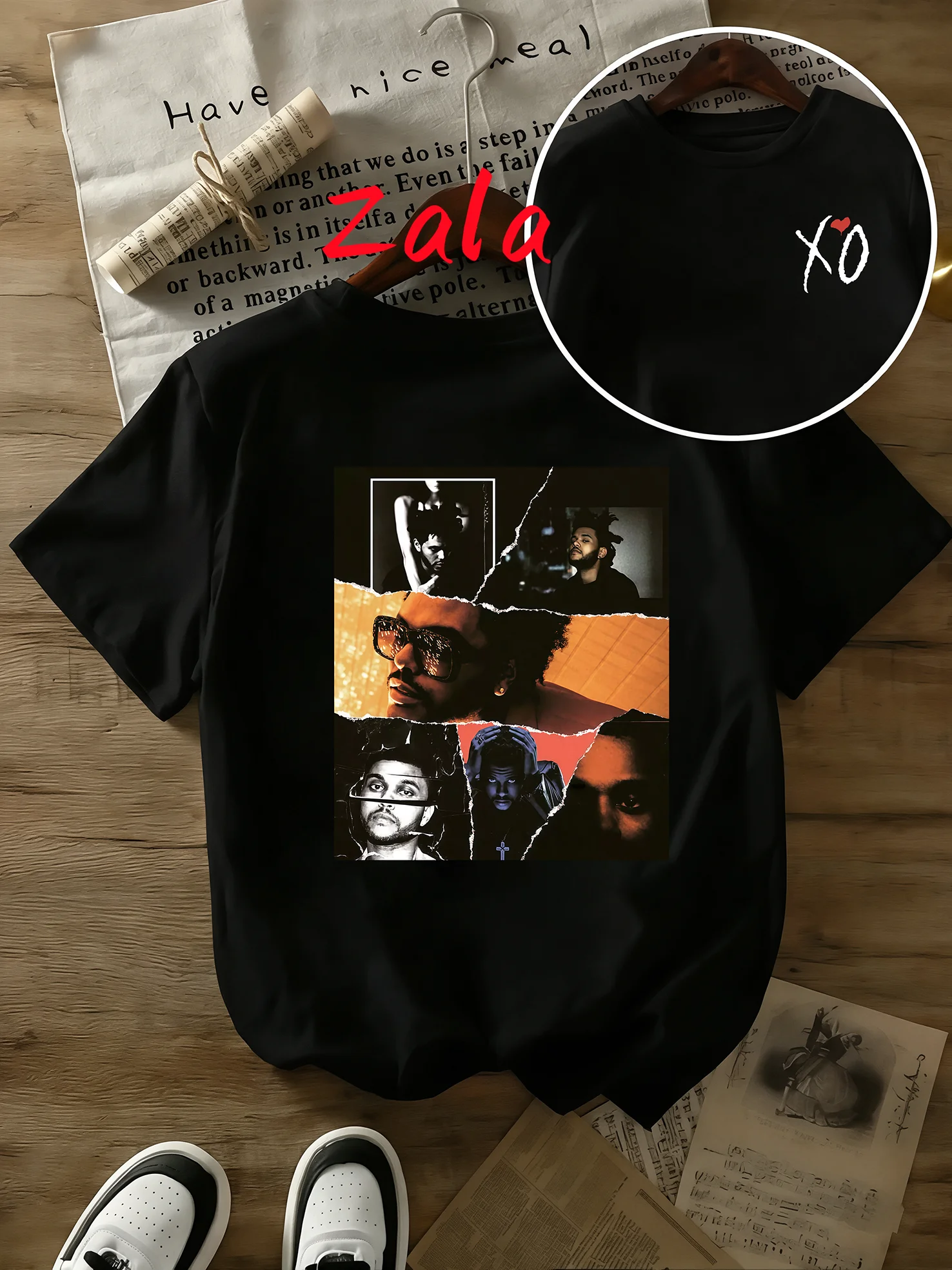 Pop Rap Singer The Weeknd Xo Album 2026 Pattern Women's T-shirt Summer Hip Hop Men T-shirt New Female Tees Tops Women's Clothing