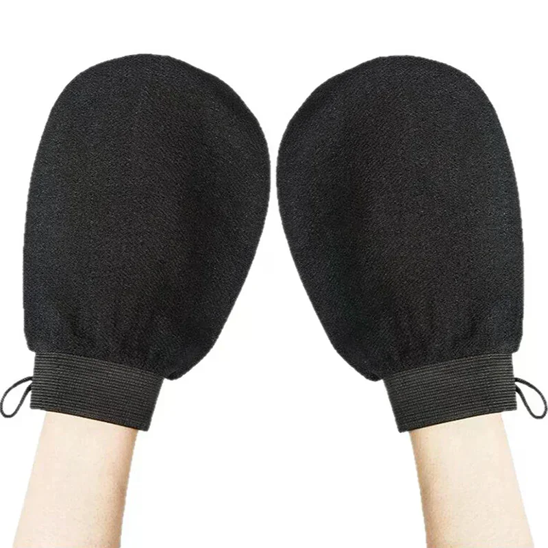 듀얼 사이드 각질 제거 장갑 - 깊은 클렌징 및 각질 제거를 위한 실리콘 바디 스크러버, 목욕 및 샤워용