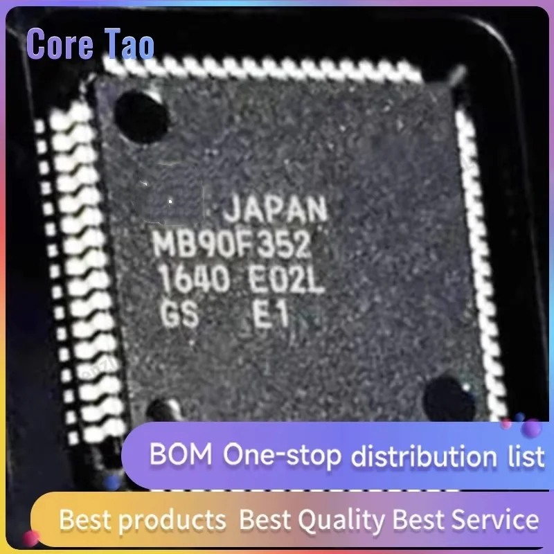 1PCS/LOT MB90F352 MB90F352S QFP64 chip microcontrolador de 16 bits