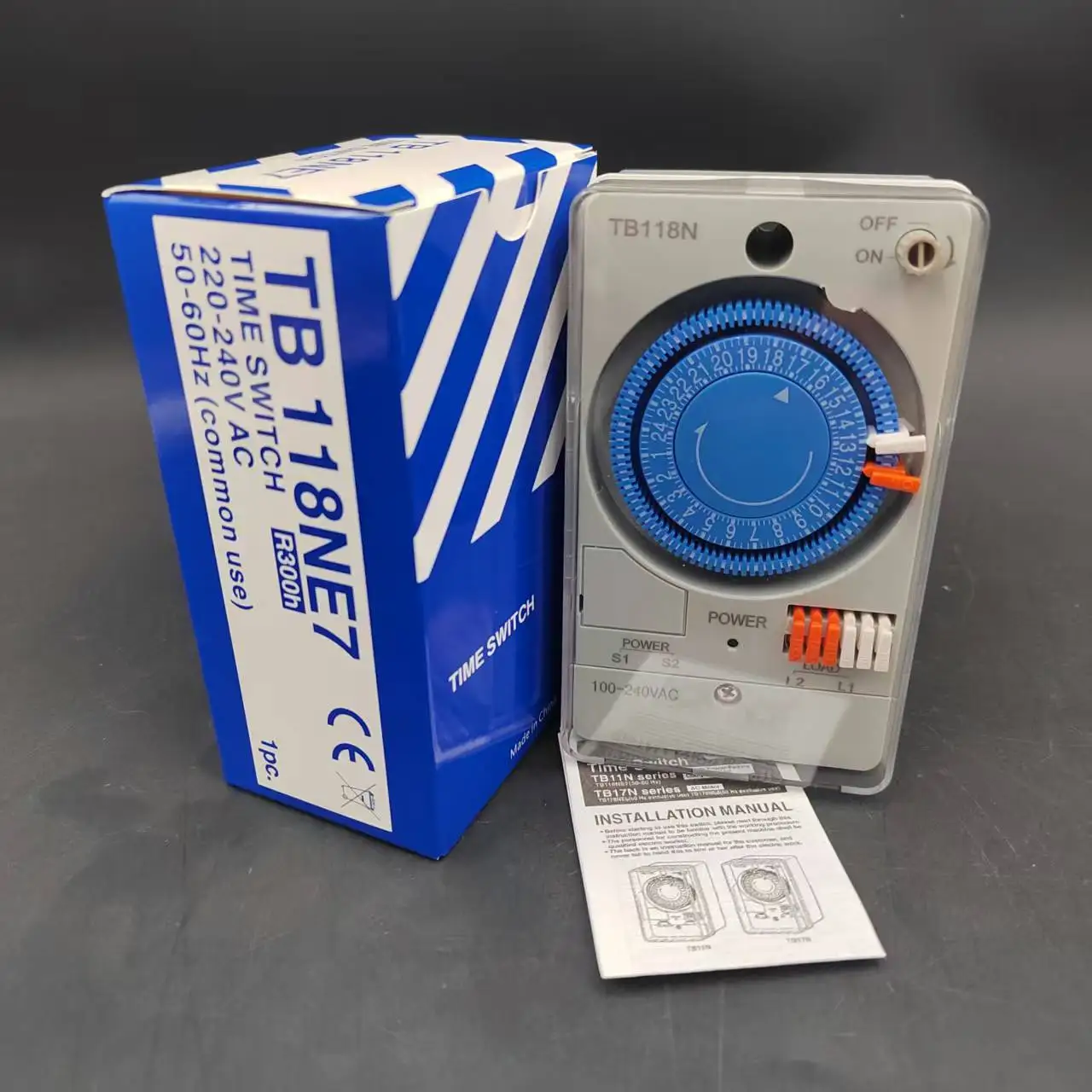 Mechanical Time Control Switch TB118N TB118 Industrial Time and Space Switch, Mechanical Timer Is Durable