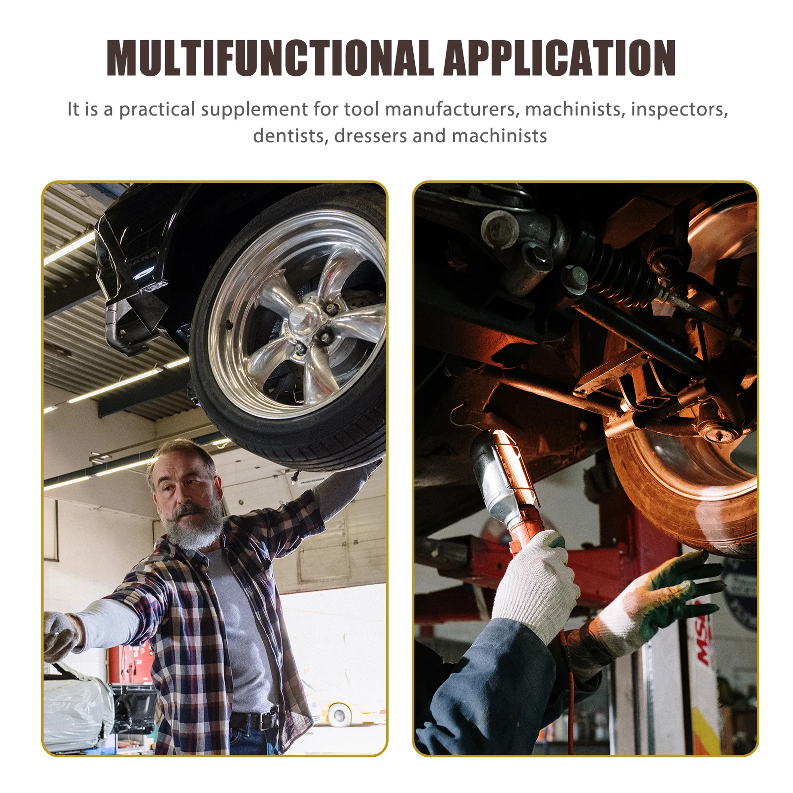 

4pcs Telescoping Led Compact Mechanic Mirror For Inspection Mirror For Extra Viewing Auto Repair Flexible Telescope Tool Parts