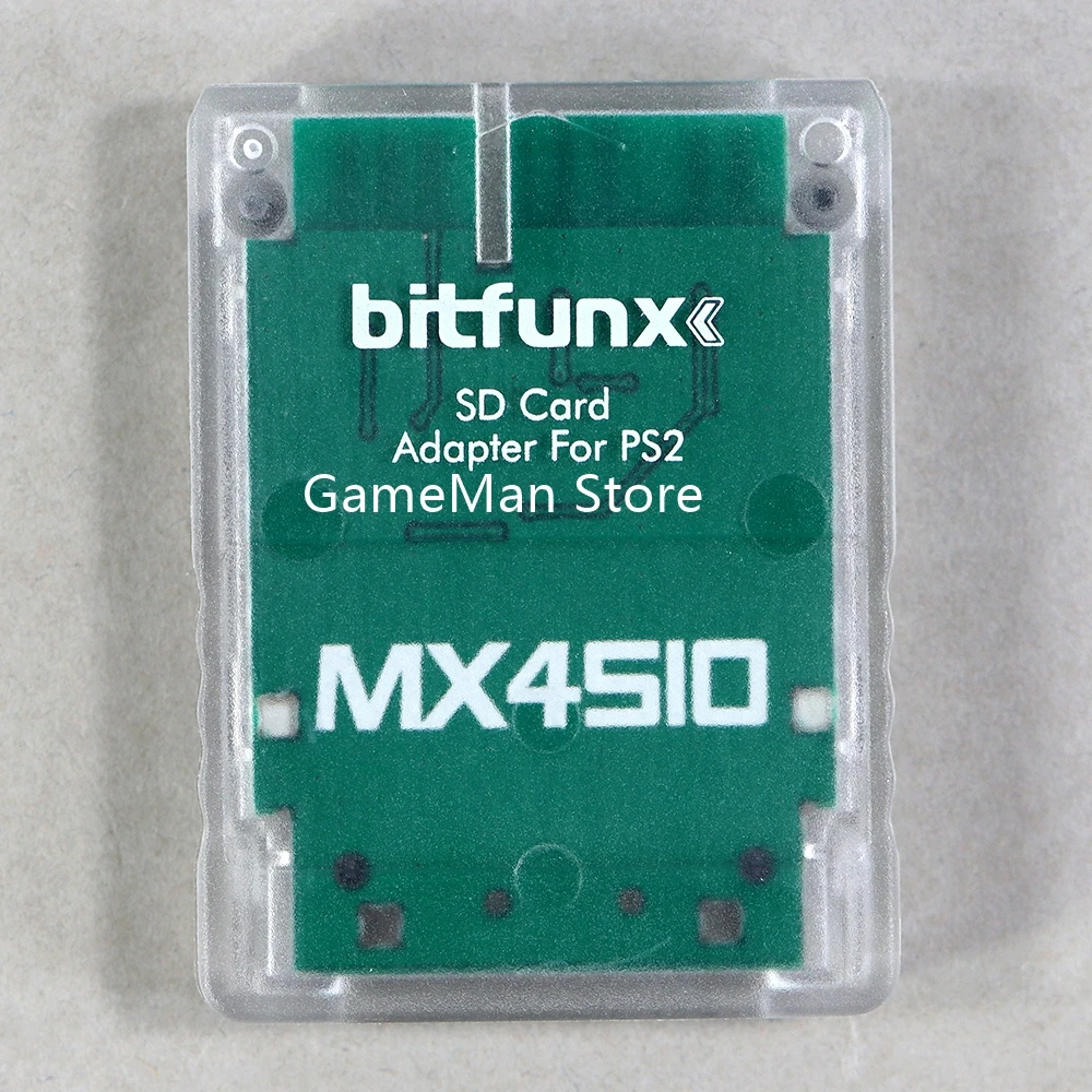 Adaptateur de carte TF/SD pour console PS2, boîtier transparent, carte mémoire MX4SIO SIO2SD, carte de jeu de programme, 5 pièces
