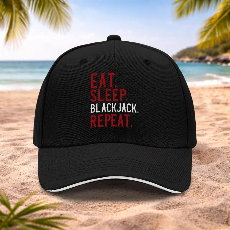 EAT BLACKJACK Baseball Cap Unisex Fashion Hat for Weddings Parties Music Festivals Bachelorette Birthday Gift Cycling Camping