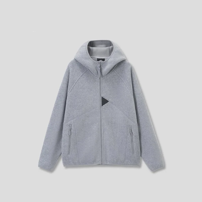 

Men's Polar Fleece Hooded Jacket 2025 Autumn Winter Warm Casual Outdoor Zip-Up Coat Soft Comfortable Male Outerwear