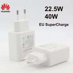 Original HUAWEI Fast Charger 40W 22.5W EU US Supercharge Type C Cable For HUAWEI P30 P40 P20 Pro lite Mate 9 10 Pro Mate 20 V20