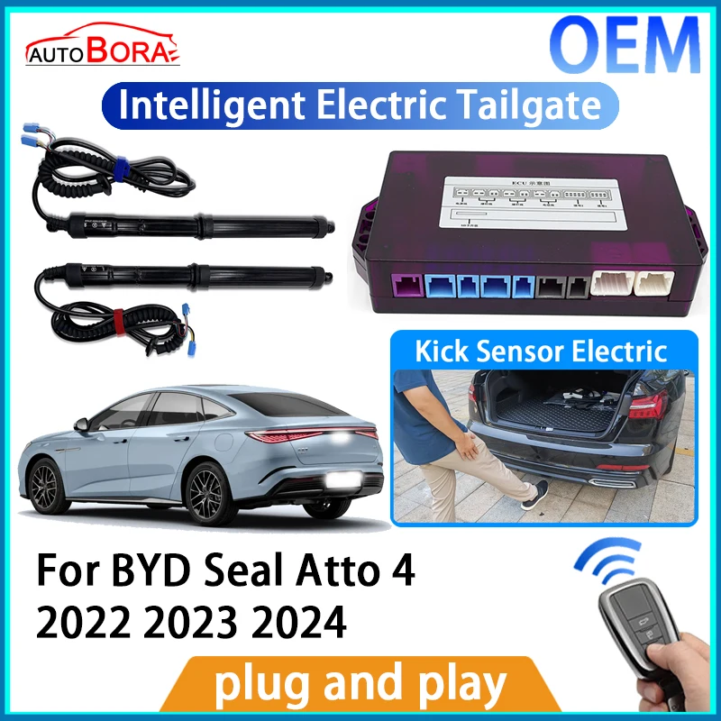 

AutoBora Intelligent Electric Tailgate Automatic Lifting Kit Remote Control Opener Trunk for BYD Seal Atto 4 2022 2023 2024