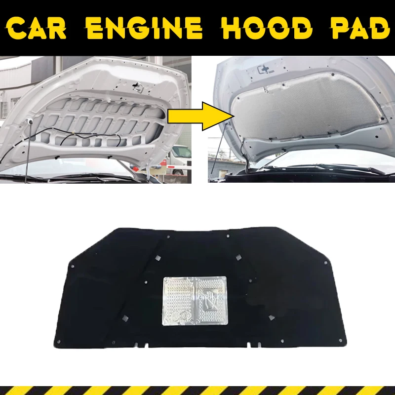 Car Engine Hood Pad For Hyundai Tucson LM 2010-2015 2011 2012 Front Fire Heat Insulation Cotton Soundproof Sound Accessories