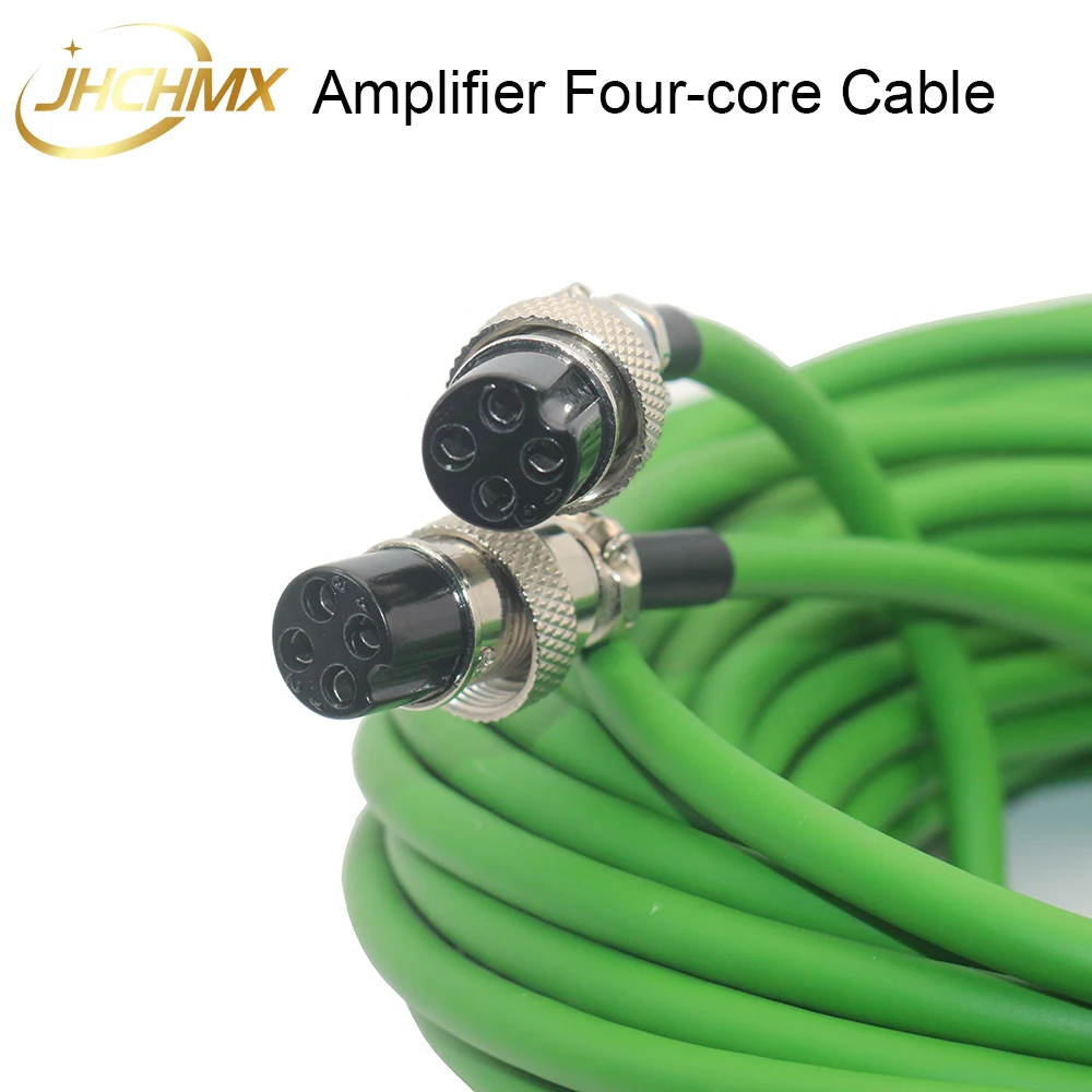 Jhchmx amplificador a laser pré-amplificador cabo de quatro núcleos 10/15/20 metros cabos para BCL-AMP weihong controlador de precitec raytools