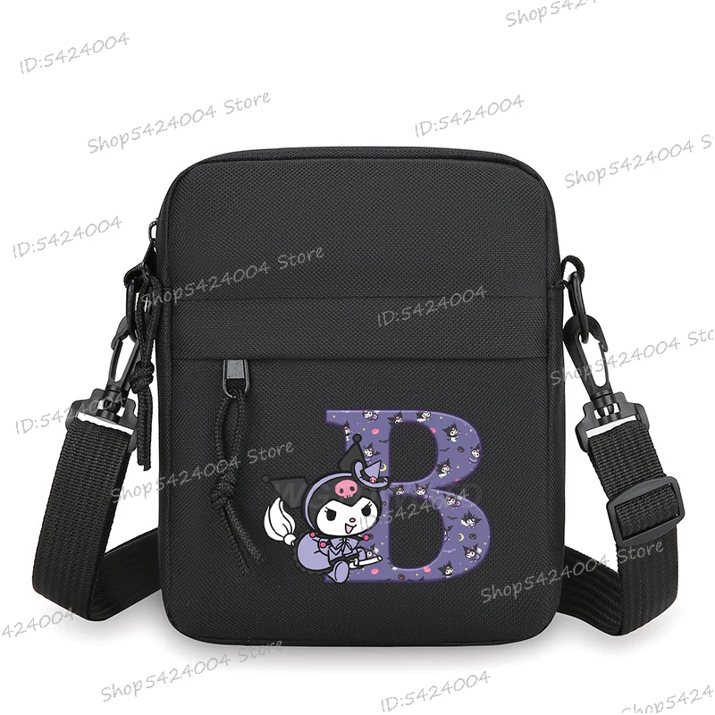 

Женская сумка-мессенджер с принтом алфавита Куроми, модная сумка с рисунком Куроми для девочек, мини-сумка для мобильного телефона, маленькая сумка через плечо