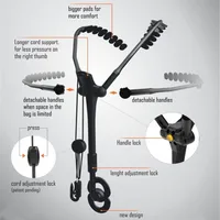 Saxo de alta calidad, dos correas para los hombros, correas para saxofón alto tenor soprano, doble correa para el hombro