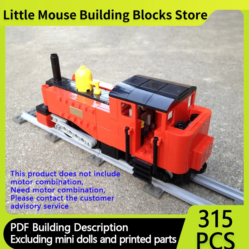 

City Car Model MOC Building Bricks Single End Type Steam Locomotive Modular Technology Gifts Holiday Assemble Children Toys Suit