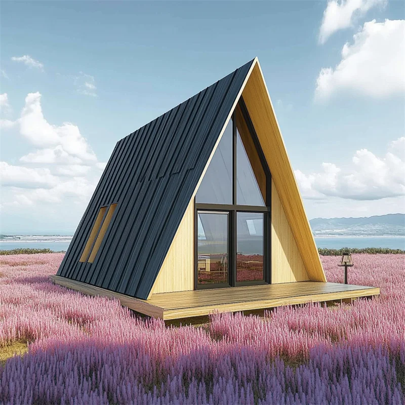 مقاوم للماء ضوء الصلب الجاهزة منزل وحدات إطار الصلب العربة بطارية مثلث عدة المنازل #2