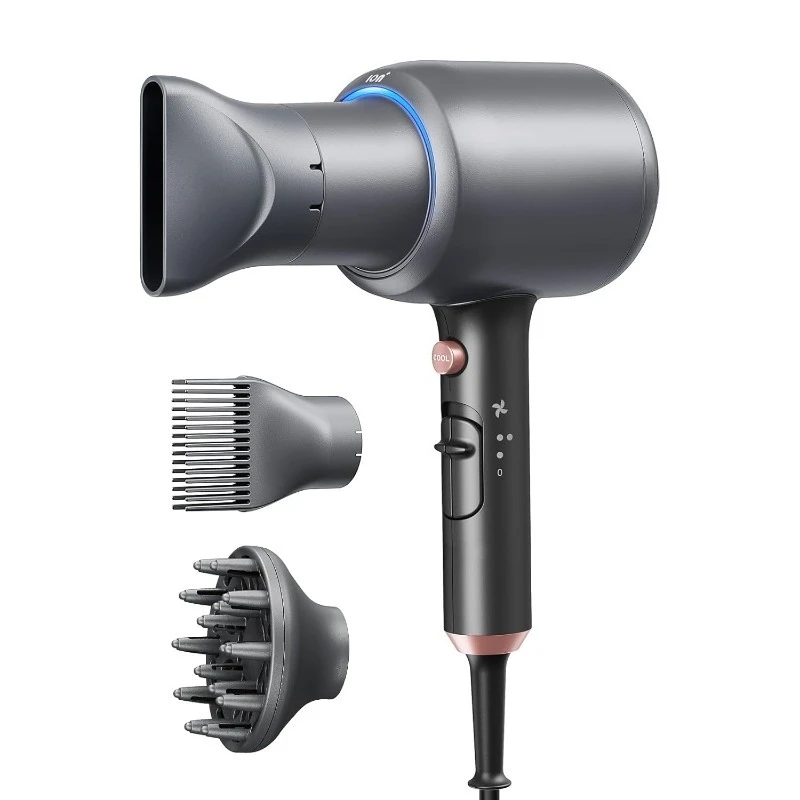 

Blow Dryer, Blown Away Ionic Hair Dryer for Curly Hair with Diffuser, 1875W Fast Drying Blow Dryer with Ceramic Technology