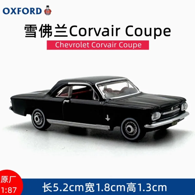 

OXFORD 1: 87 Retro Chevrolet's Corvair Coupe Alloy Car Model Collection Display Gifts Souvenirs