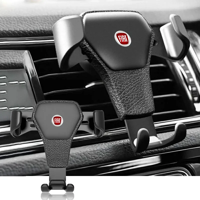 Car Specific Car Mount GPS Phone Vent Clip Installation Car accessories For Fiat Ducato 500 500L Panda Grande Punto Lancia Musa