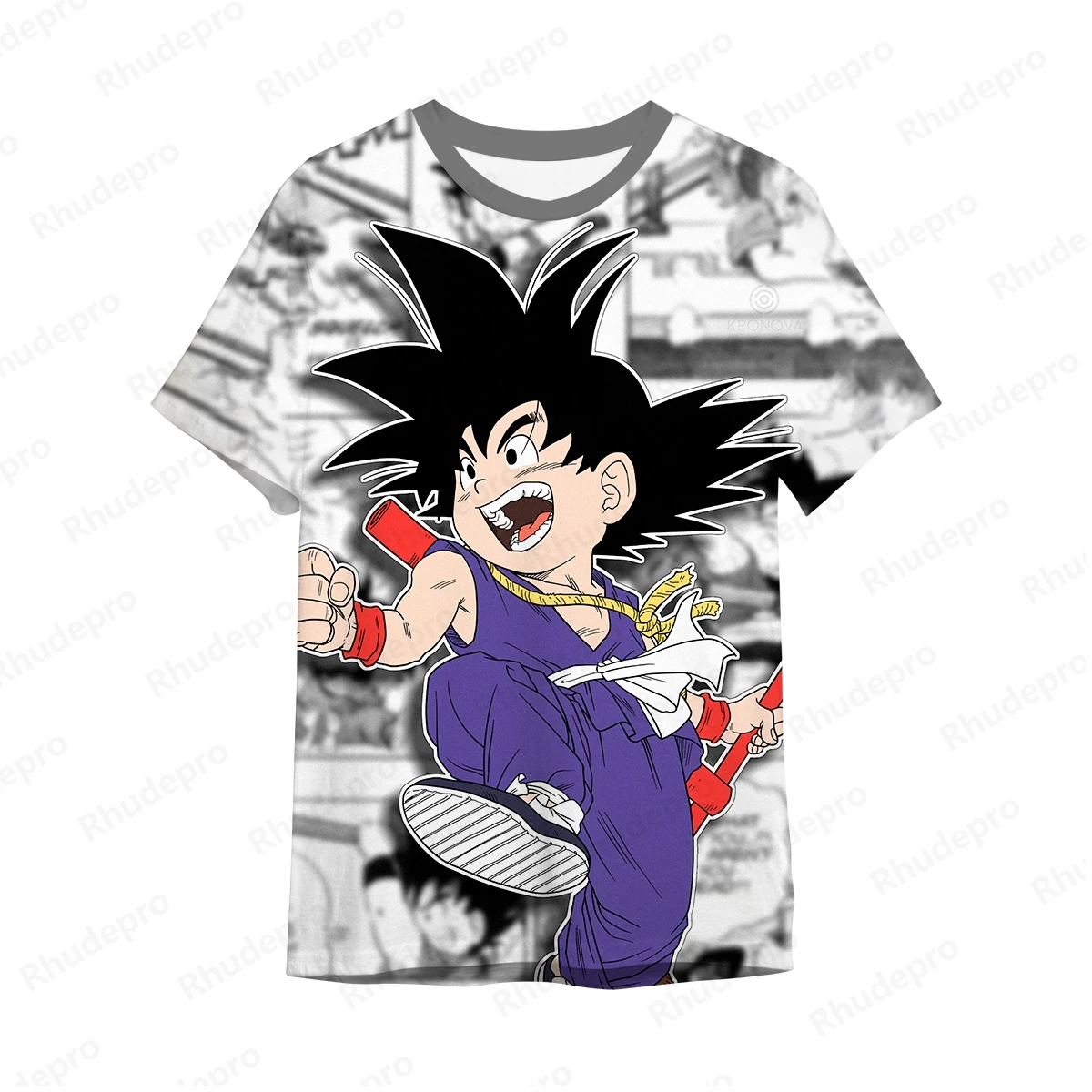 Men's T-shirt 5XL Dragon ball Anime Super Saiya Clothing Vegeta Goku Trend Mens Clothes Streetwear 2024 New Anime