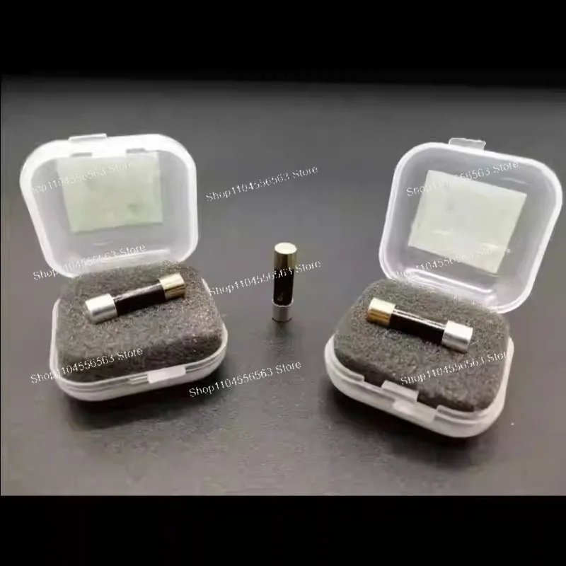 1PCS HIFI Fuse Gold Plated Silver Cap Nano CD Audio Amplifier Tube Amp Decoder Fuse 125mA-20A 5x20mm 6x32mm