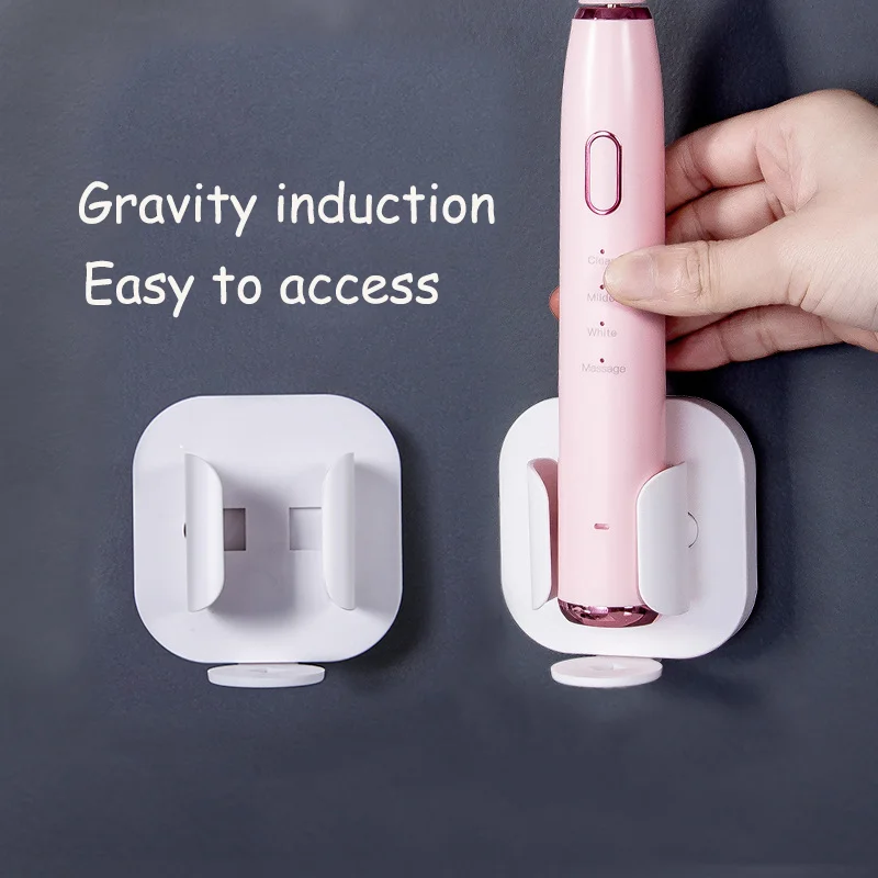 

1PC Toothbrush Stand Rack Organizer Electric Toothbrush Wall-Mounted Holder Space Saving Bathroom Accessories