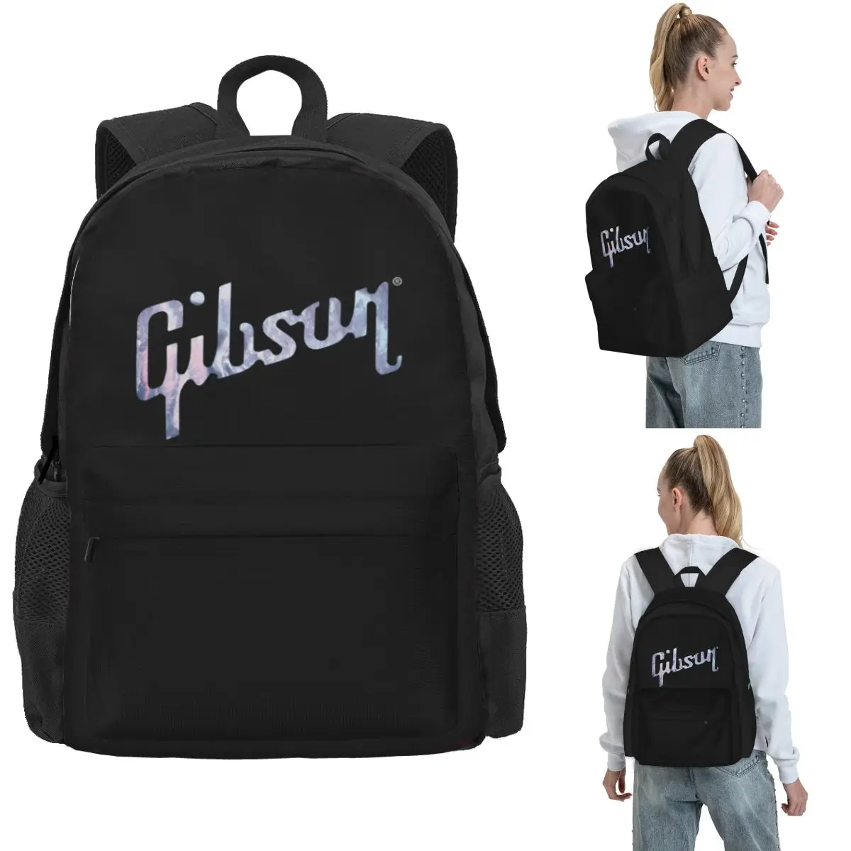 Gibson Les Paul Backpack Hot Sale Daypack Large Capacity Children BookBag School Bag Shoulder Bags for Men Women