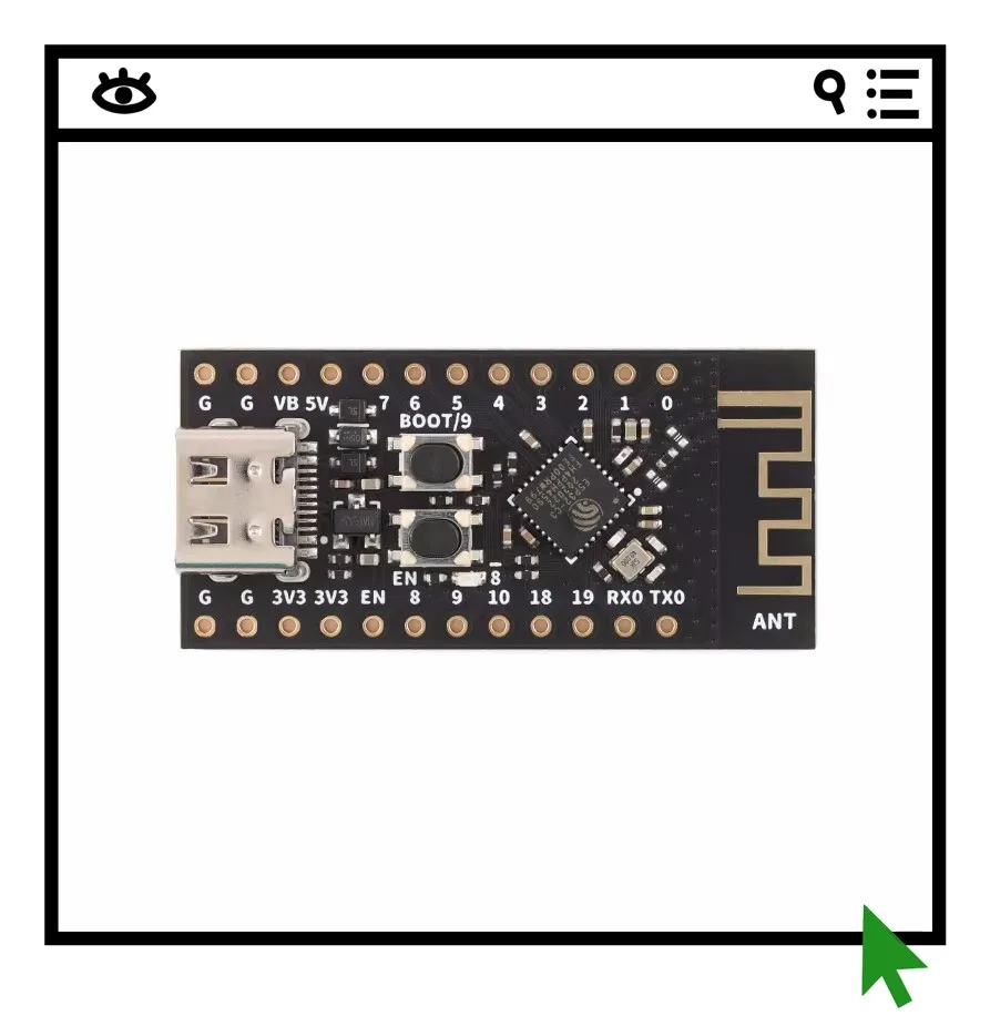 

2 шт. основные платы ESP32-C3FH4, платы для разработки модулей Bluetooth 5 и Wi-Fi 2.4 ГГц