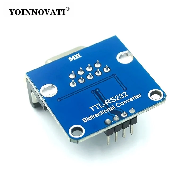 MAX3232 RS232 to TTL Serial Port Converter Module Female DB9 Connector MAX232 Flashing Board for Arduino