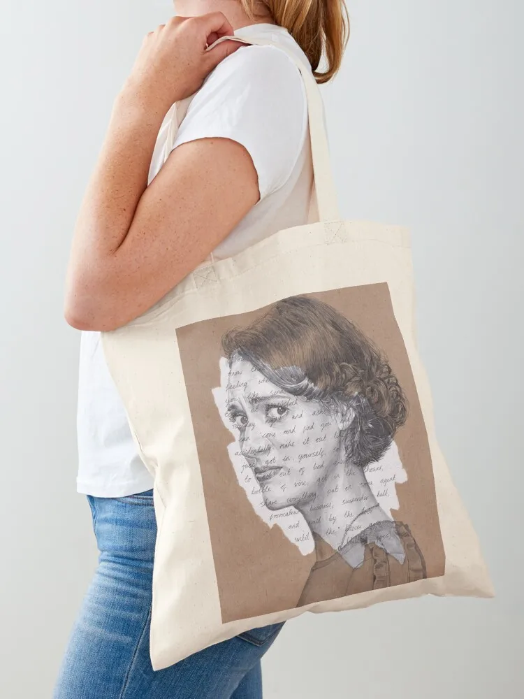 

Fleabag with Pilot Script Tote Bag shopping trolley bag Shopping bags cute pouch bag Lady