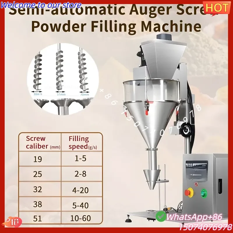 2026 20L Automatic Spice Powder Jar Filling Line Vegetable Powder Nitrogen Auger Filler Table Screw Bottle Filling Packing