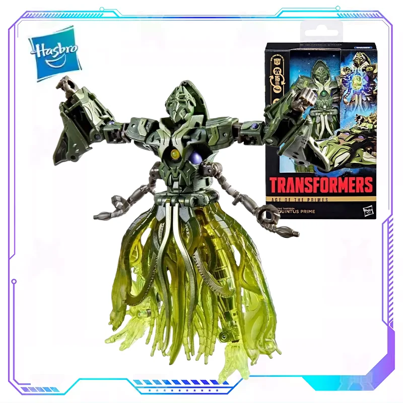 

Фигурка-робот Hasbro Transformers Age of The Primes Quintus Prime, модель из аниме-фильма, коллекционная игрушка, подарок