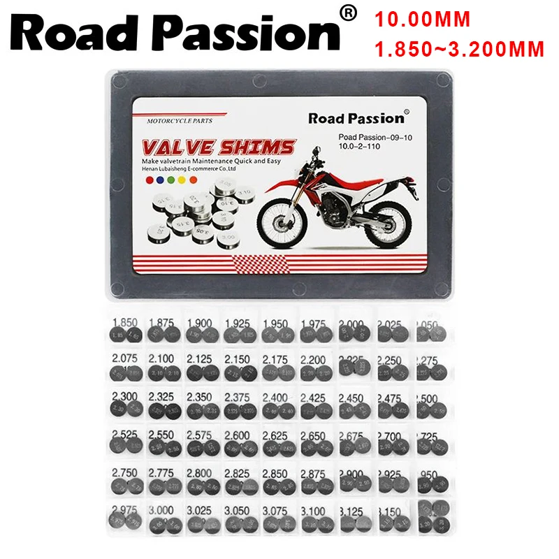 

46pcs Motorcycle 7.48mm 7.48 mm Diameter Valve Shims For Suzuki AN650A AN650 AN400 For Kawasaki ZZR600 ZX900