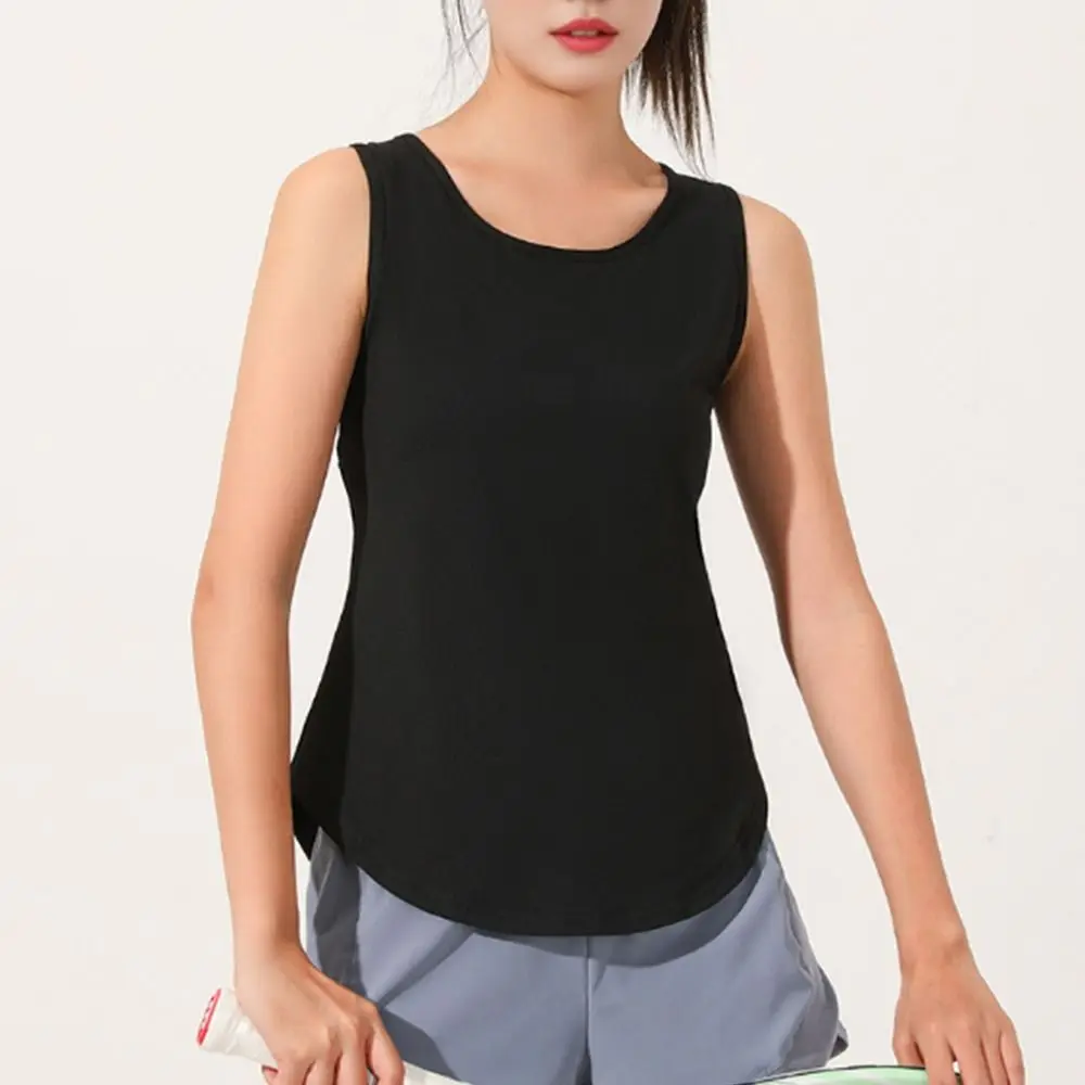 Mesh Back Yoga Mesh Back Tank Top Quick Drying Hollow Out Running Sports Vest Sleeveless Stretch Workout Yoga Vest Gym Workout